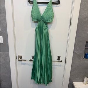 Abercrombie & Fitch Backless Green Dress